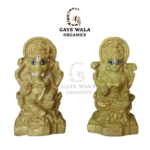 Gobar Ke Lakshmi Ganesh ji With Gomay Deepak, Sabrani Cup & Dhoopwatti (10 CMS) - Image 2