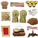 Deepawali Pooja Kit with 12 Poojan article (with Lakshmi Ganesh Ji) - Image 5