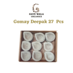 Cow Dung deepak/Gomay Simple  Deepak-Pack of 27 Pcs